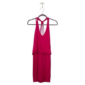 Ella Moss Fuchsia Strappy-Back Midi Dress